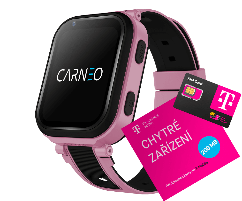 Carneo Guardkid+ 4G Ultra 2 pink SIM CZ